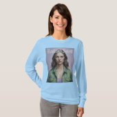 女子ポートレートRadiant Spiritシャツ Tシャツ (正面フル)