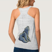 女子ポーラーベアータンクトップシャツベアーートップス タンクトップ (裏面)