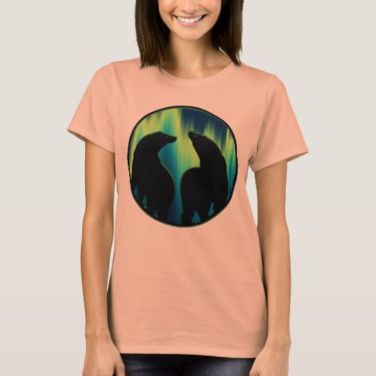 女子ポーラーベアータンクトップシャツベアーートップス Tシャツ (正面)