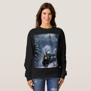 女子ポーラ表現スウェットシャツ – Train Graphic スウェットシャツ
