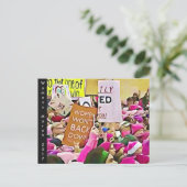 女子マーチ記念品はがき ポストカード (スタンド正面)