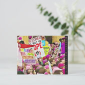 女子マーチ記念品はがき ポストカード (スタンド正面)