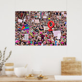 女子マーチ・ラリーのデジタル・アート ポスター (キッチン)