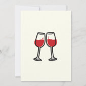 女子ミッドライフおもしろい熱い閃光50誕生日 招待状 (裏面)