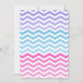 女子ムービーナイト誕生日パーティーへの招待 招待状 (裏面)