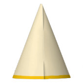 女子モダンキュートサマーファーストbeeデイ誕生日 パーティーハット (裏面)