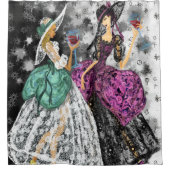 女子モダンシャワーカーテン シャワーカーテン (正面)