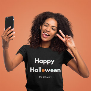 女子モダンハロウィンTシャツ – パーソナライズされた Tシャツ