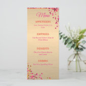 女子モダン50位誕生日金ゴールドピンクハイヒール メニュー (スタンド正面)