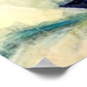 女子ラグビー絵画ズプリント ポスター (角)