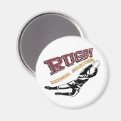 女子ラグビー マグネット (正面/裏面)