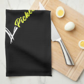 女子ラブピックボール – かわいいピックボールの試合，私 キッチンタオル (四つ折り)