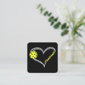 女子ラブピックボール – かわいいピックボールの試合,私 スクエア名刺 (スタンド正面)