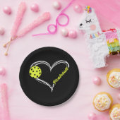 女子ラブピックボール – かわいいピックボールの試合，私 ペーパープレート (パーティー)