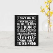 女子ランナー女子走女子勝ち負け カード (黄色い花)