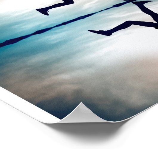 女子ランナー ポスター (角)