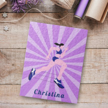 女子ランニングマラソンランナージョガーピンクかわいい