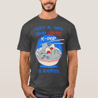 女子ラーメンポップ・アートのとKおもしろい10代の21326 Tシャツ