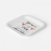 女子リタイアカクテルサマーパーティー ペーパープレート (傾斜あり)