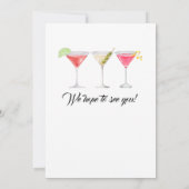 女子リタイアカクテルサマーパーティー 招待状 (裏面)