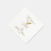 女子リタイアサマーカクテルパーティー スタンダードカクテルナプキン (角)