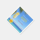 女子リタイアサマー海パーティー スタンダードカクテルナプキン (角)