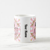 女子ルールバスケットボール コーヒーマグカップ (中央)