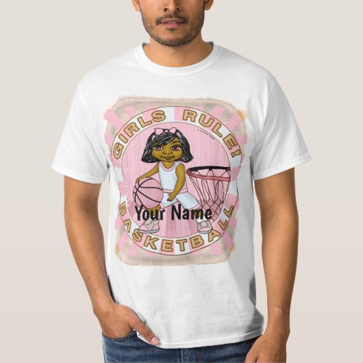 女子ルールバスケットボール Tシャツ (正面)