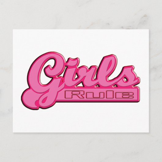 女子ルール ポストカード (正面)