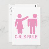 女子ルール ポストカード (正面/裏面)
