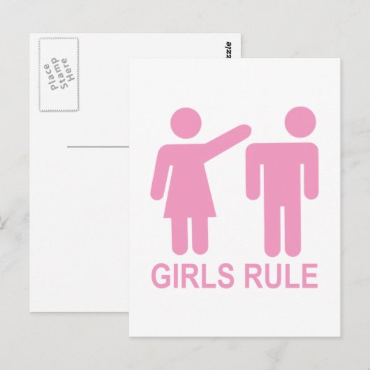 女子ルール ポストカード (正面/裏面)