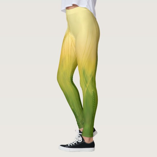 女子レギンス |エコフィットネスフィールド レギンス (左)