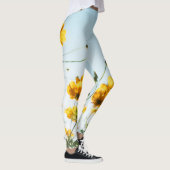 女子レギンス | エコフィットネスフラワースカイ レギンス (右)