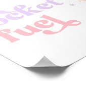 女子ロケット燃料標識 ポスター (角)