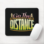 女子ロングランニングディスタンス女子 – マラソンランナー マウスパッド (マウス)