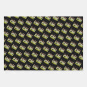 女子ロングランニングディスタンス女子 – マラソンランナー ラッピングペーパーシート (正面3)