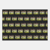 女子ロングランニングディスタンス女子 – マラソンランナー ラッピングペーパーシート (正面)