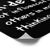 女子ロング祝ボード独立 ポスター (角)