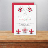 女子ワールドカップ最終招待状 招待状