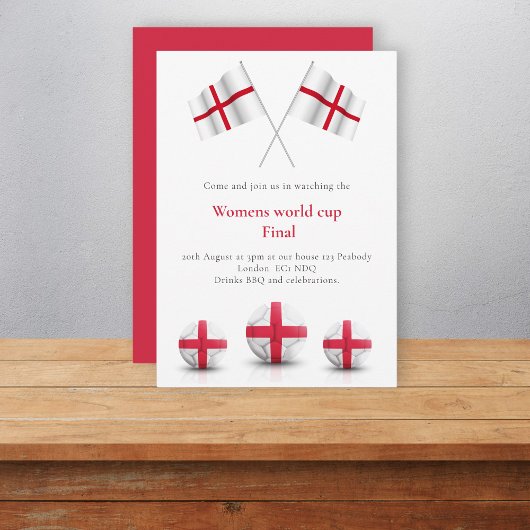 女子ワールドカップ最終招待状 招待状