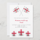 女子ワールドカップ最終招待状 招待状 (正面)