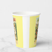 女子ヴィンテージイースターバニー 紙コップ (右)