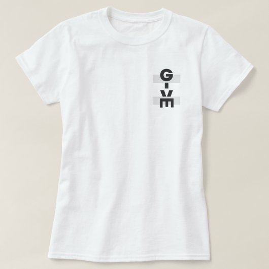女子与えTシャツ Tシャツ (デザイン正面)