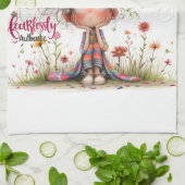 女子予測できな本物のキッチンタオル キッチンタオル (折り畳み)