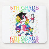 女子五年生の卒業魔法ユニコーンギフト マウスパッド (正面)