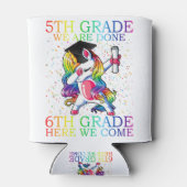 女子五年生の卒業魔法ユニコーンギフト 缶クーラー (裏面)