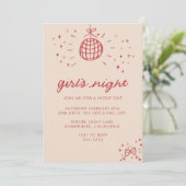 女子会のお誘い 招待状 (スタンド正面)