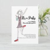 女子会のご案内 招待状 (スタンド正面)