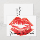 女子会の招待状 招待状 (正面/裏面)