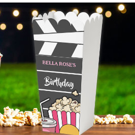女子会の映画鑑賞会の誕生日パーティー フェイバーボックス